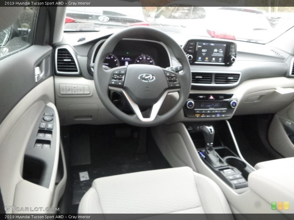 Gray Interior Photo for the 2019 Hyundai Tucson Sport AWD #130233394