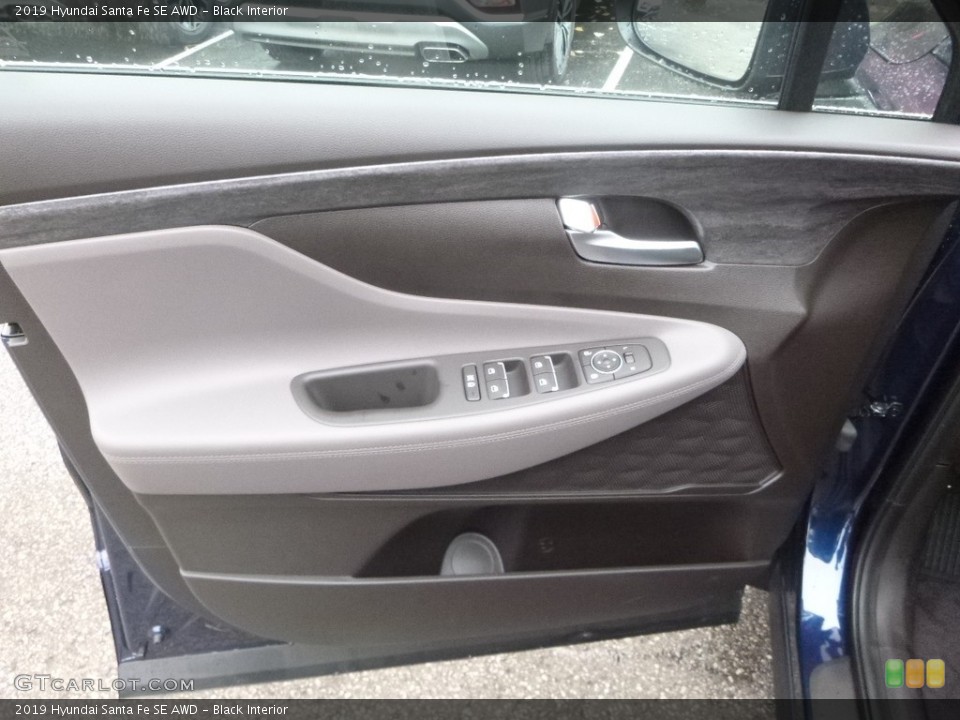 Black Interior Door Panel for the 2019 Hyundai Santa Fe SE AWD #130234184