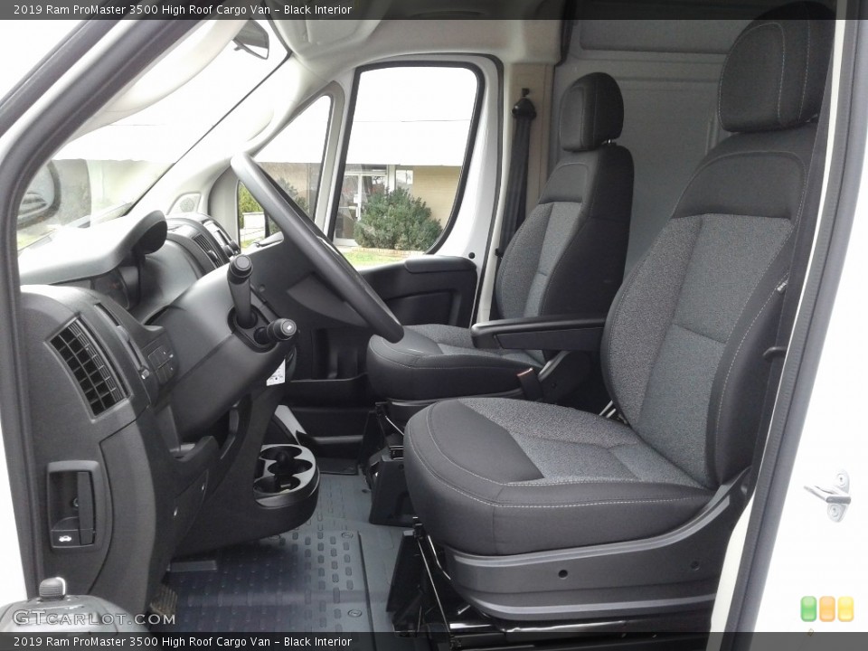 Black Interior Photo for the 2019 Ram ProMaster 3500 High Roof Cargo Van #130235035