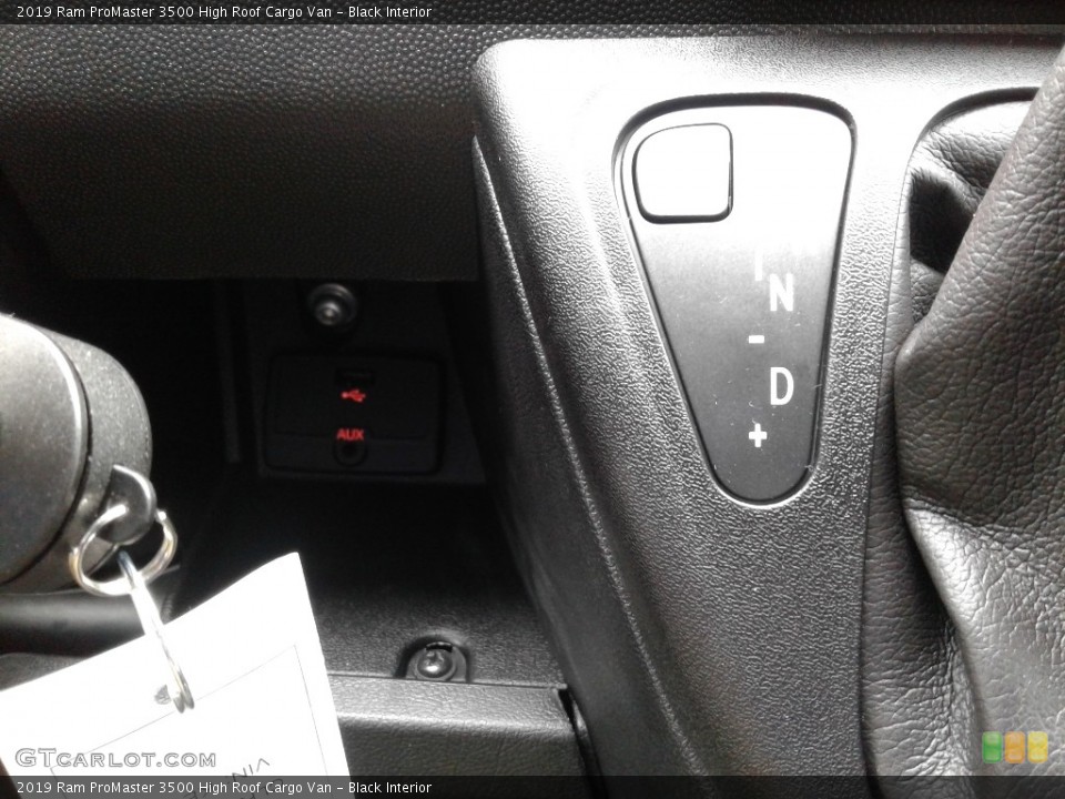 Black Interior Transmission for the 2019 Ram ProMaster 3500 High Roof Cargo Van #130235263