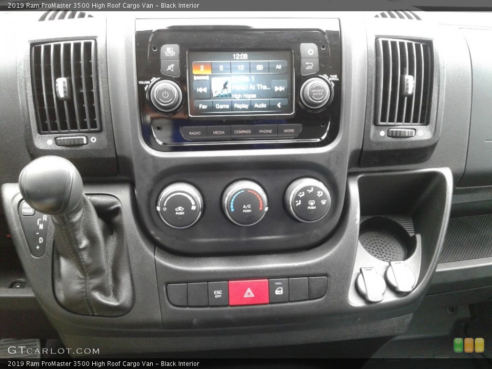 Black Interior Controls for the 2019 Ram ProMaster 3500 High Roof Cargo Van #130235293