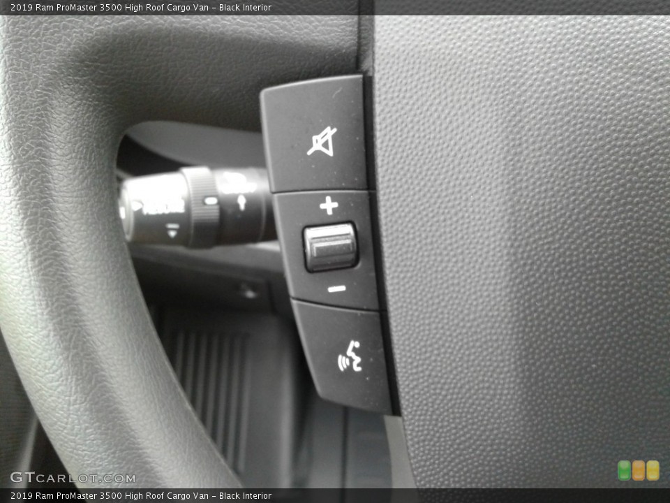 Black Interior Steering Wheel for the 2019 Ram ProMaster 3500 High Roof Cargo Van #130235983