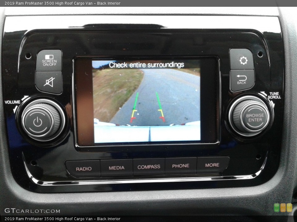 Black Interior Controls for the 2019 Ram ProMaster 3500 High Roof Cargo Van #130236106