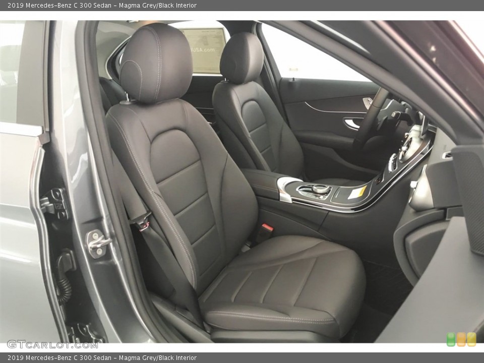 Magma Grey/Black Interior Front Seat for the 2019 Mercedes-Benz C 300 Sedan #130238032