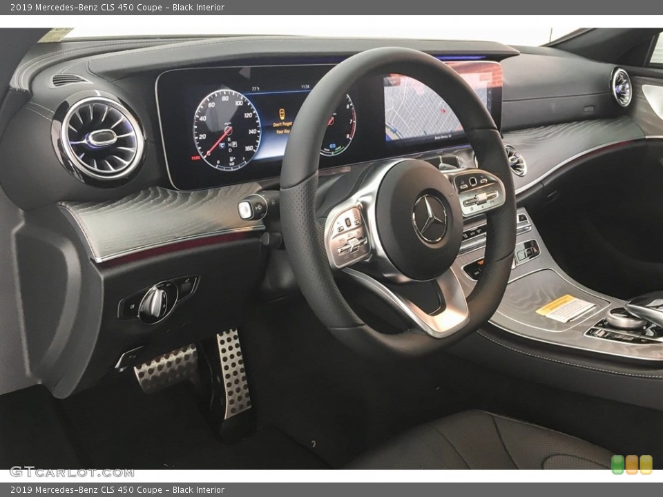 Black Interior Steering Wheel for the 2019 Mercedes-Benz CLS 450 Coupe #130238941