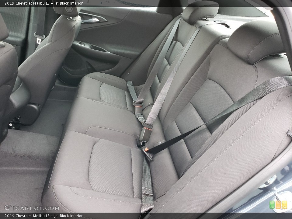Jet Black Interior Rear Seat for the 2019 Chevrolet Malibu LS #130242926