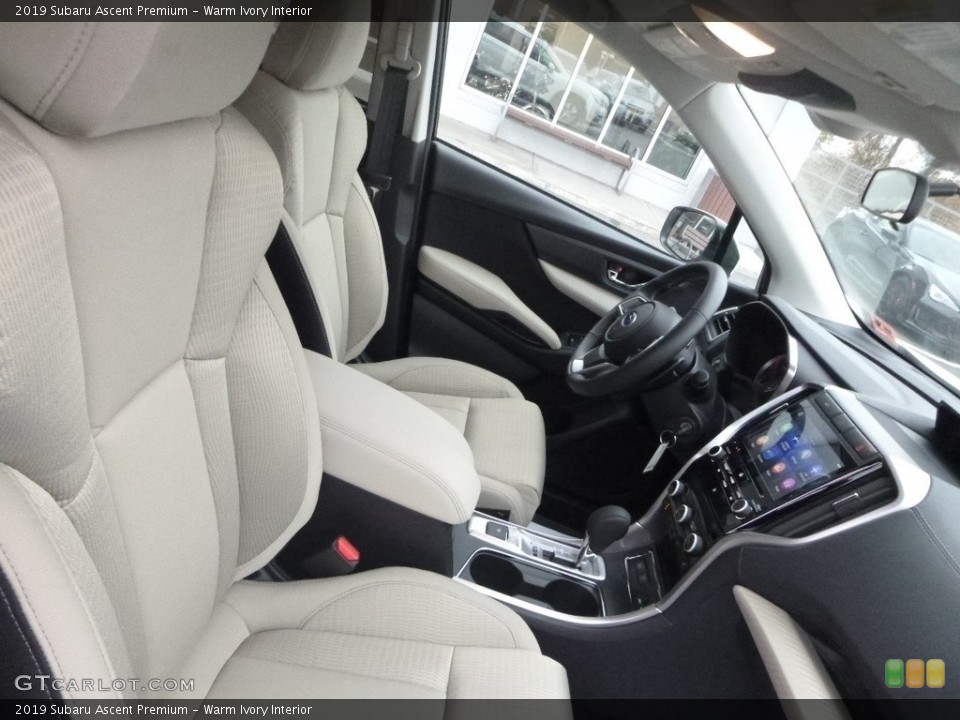 Warm Ivory Interior Front Seat for the 2019 Subaru Ascent Premium #130243538