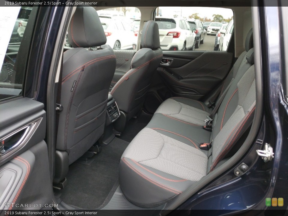 Gray Sport Interior Rear Seat for the 2019 Subaru Forester 2.5i Sport #130244411