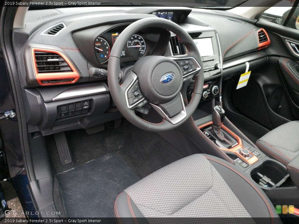 Gray Sport Interior Photo for the 2019 Subaru Forester 2.5i Sport #130244471