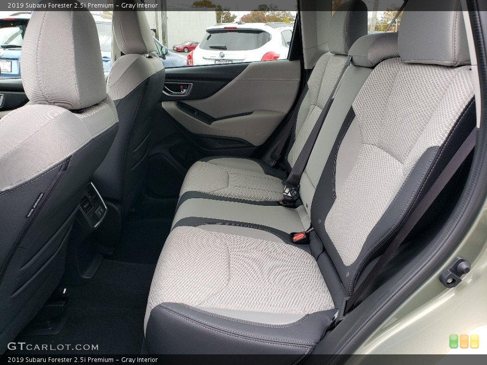Gray Interior Rear Seat for the 2019 Subaru Forester 2.5i Premium #130244720