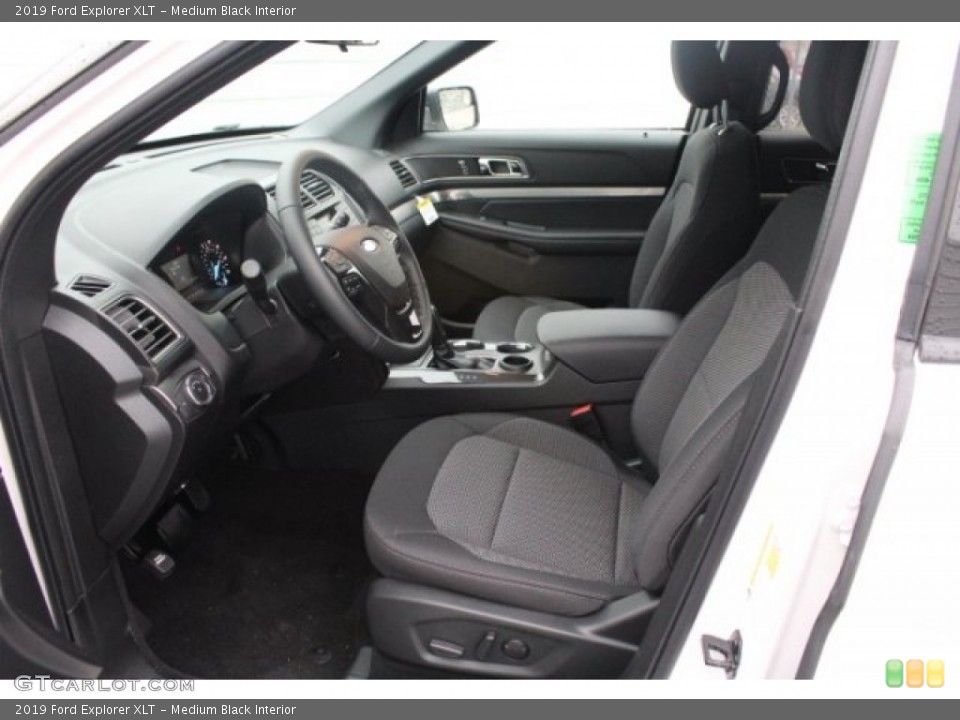 Medium Black Interior Front Seat for the 2019 Ford Explorer XLT #130247048