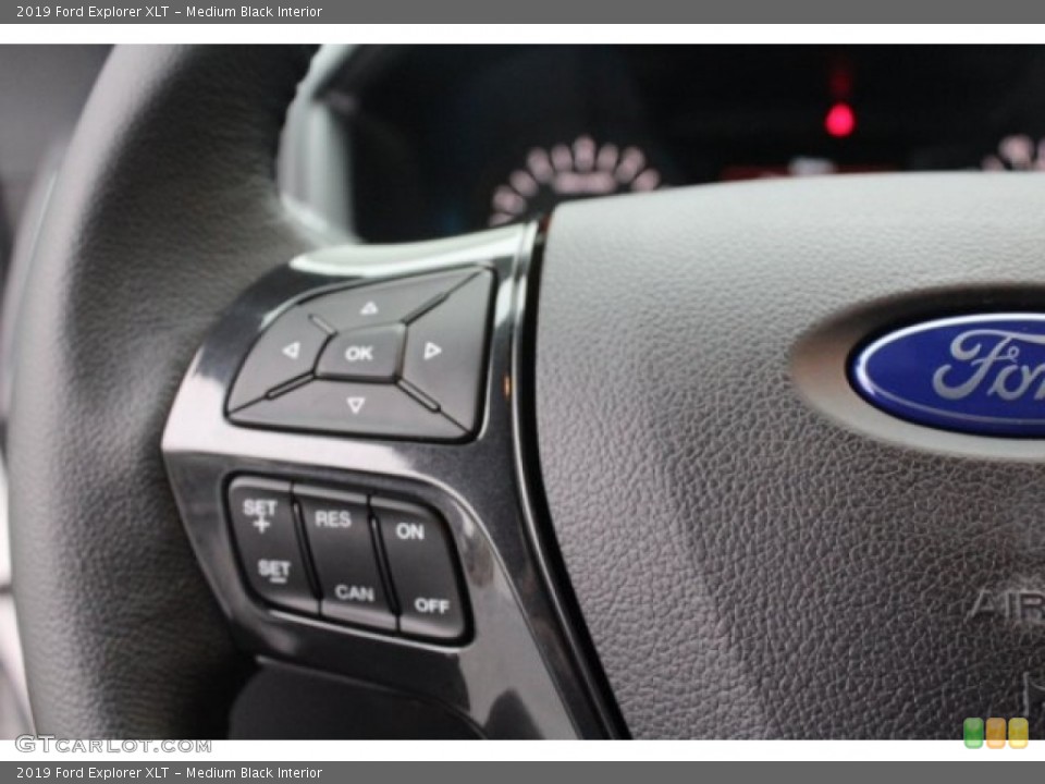 Medium Black Interior Steering Wheel for the 2019 Ford Explorer XLT #130247120