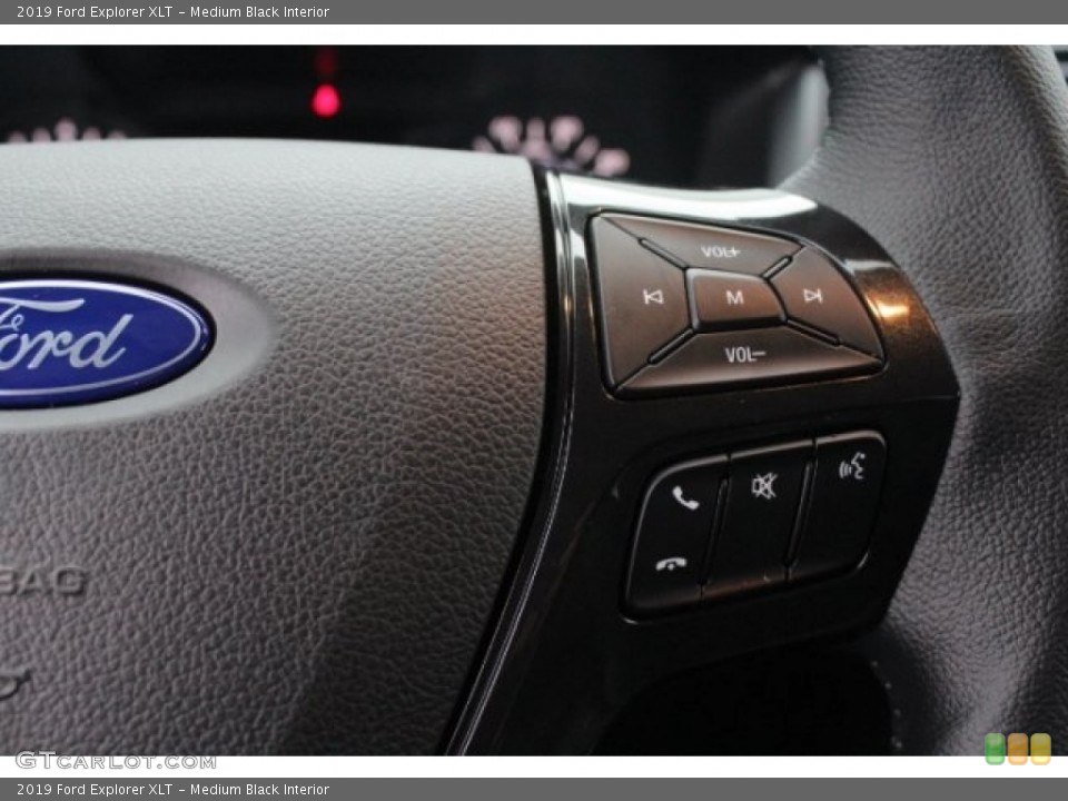 Medium Black Interior Steering Wheel for the 2019 Ford Explorer XLT #130247132
