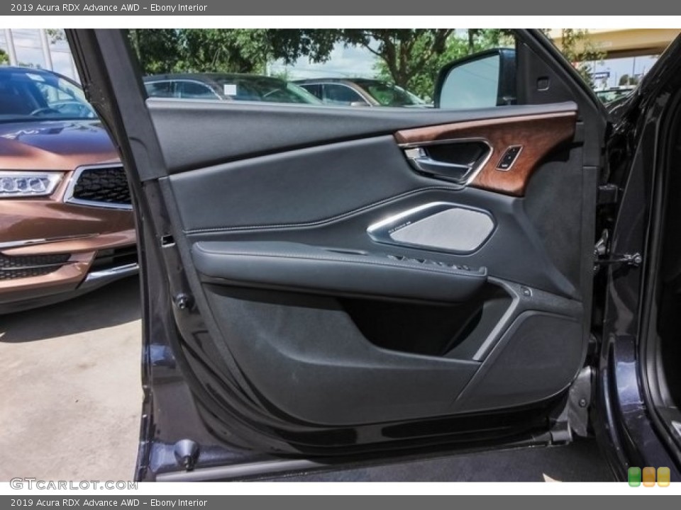 Ebony Interior Door Panel for the 2019 Acura RDX Advance AWD #130249004