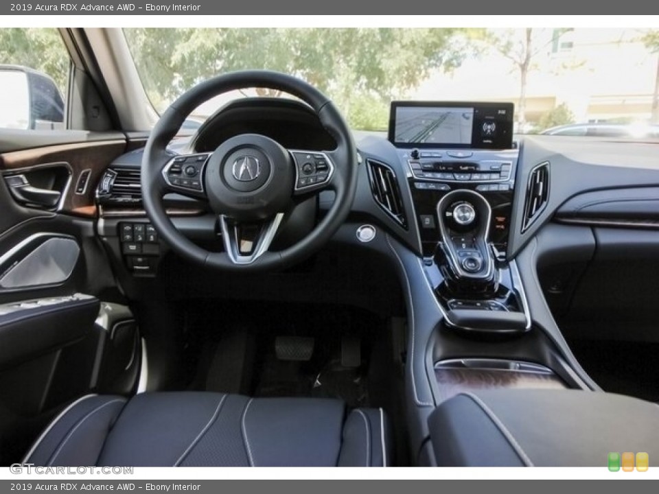 Ebony Interior Dashboard for the 2019 Acura RDX Advance AWD #130249163