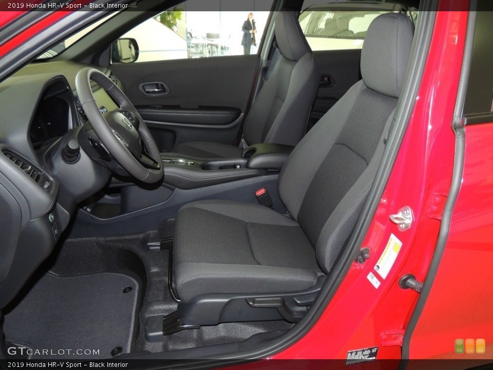 Black Interior Front Seat for the 2019 Honda HR-V Sport #130250069