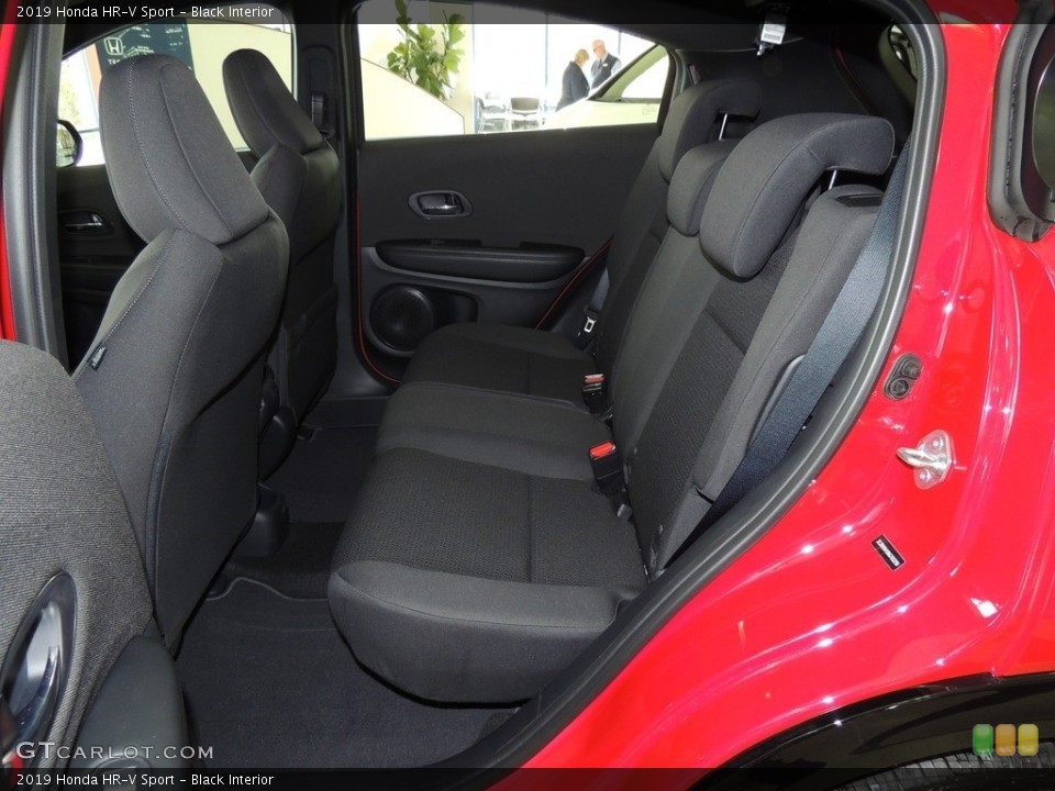 Black Interior Rear Seat for the 2019 Honda HR-V Sport #130250090