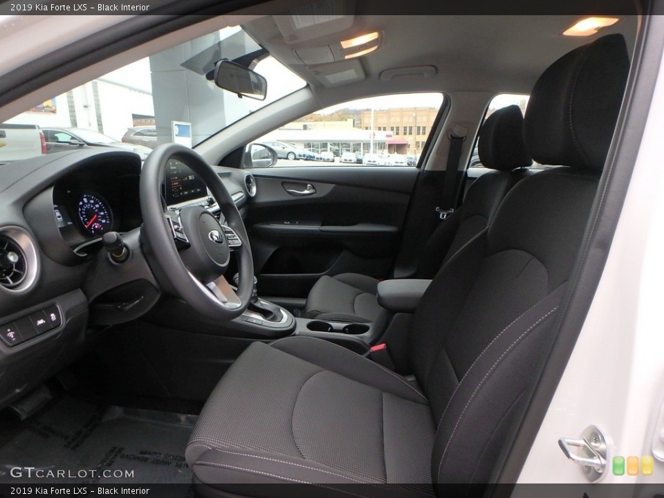 Black Interior Front Seat for the 2019 Kia Forte LXS #130253558