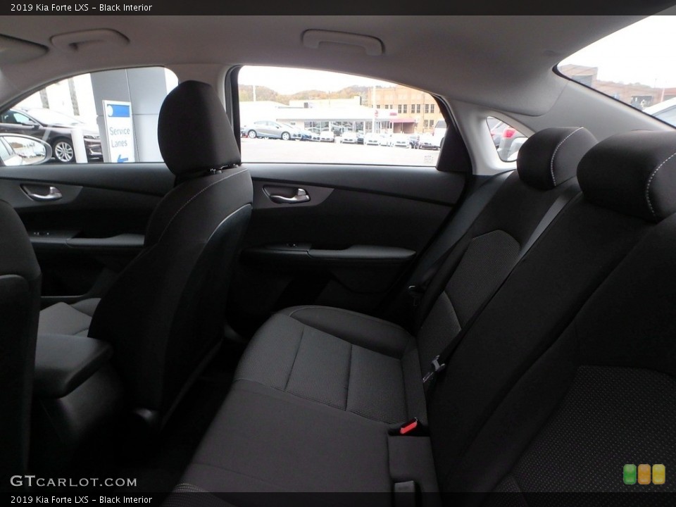 Black Interior Rear Seat for the 2019 Kia Forte LXS #130253577