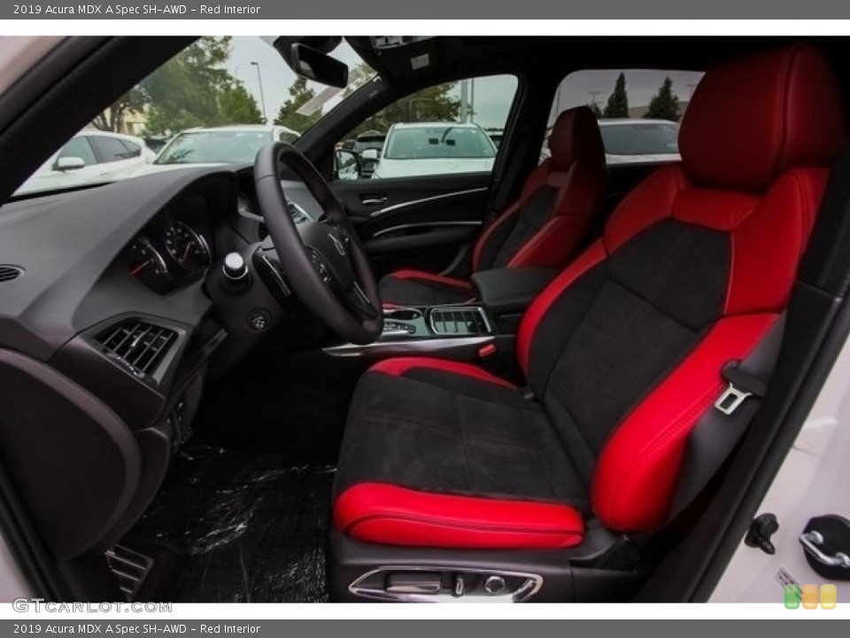 Red Interior Front Seat for the 2019 Acura MDX A Spec SH-AWD #130253695