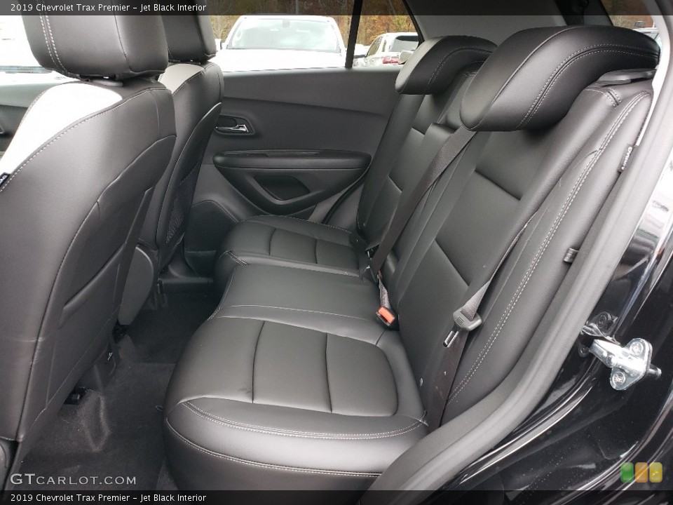 Jet Black Interior Rear Seat for the 2019 Chevrolet Trax Premier #130254998