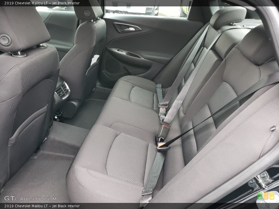 Jet Black Interior Rear Seat for the 2019 Chevrolet Malibu LT #130255316