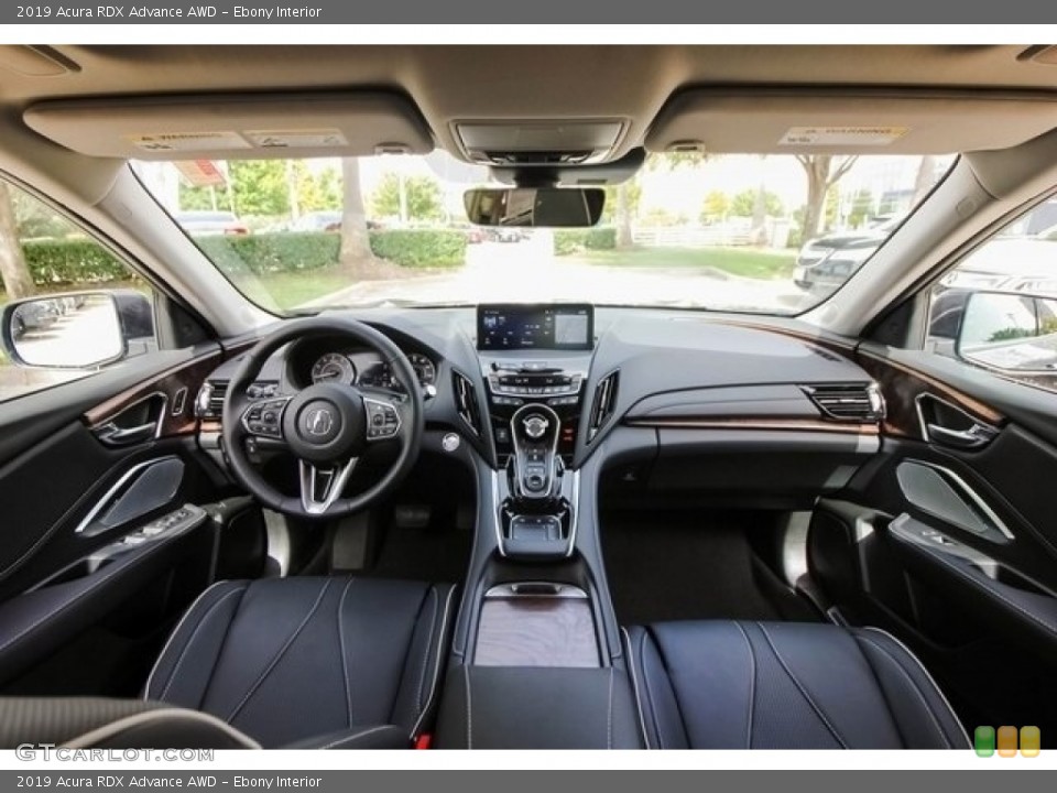 Ebony Interior Photo for the 2019 Acura RDX Advance AWD #130255579