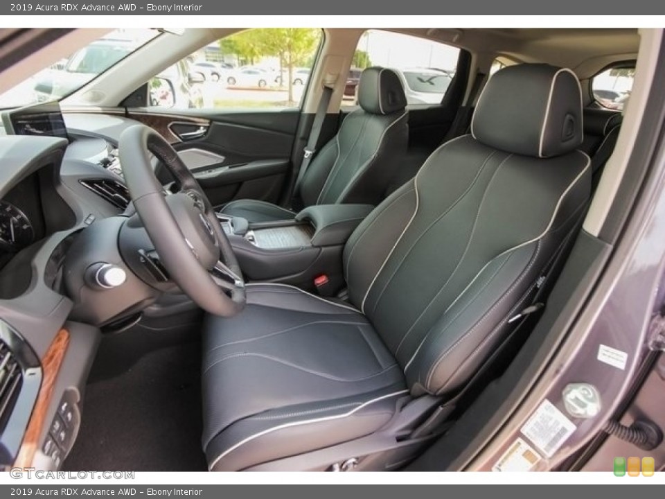 Ebony Interior Front Seat for the 2019 Acura RDX Advance AWD #130255694