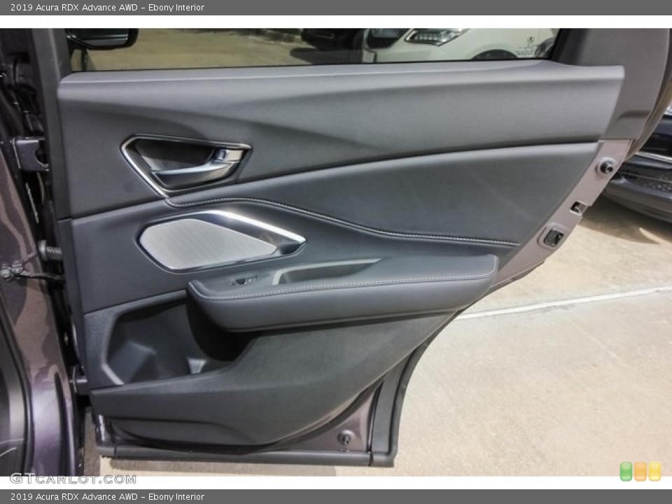 Ebony Interior Door Panel for the 2019 Acura RDX Advance AWD #130255784