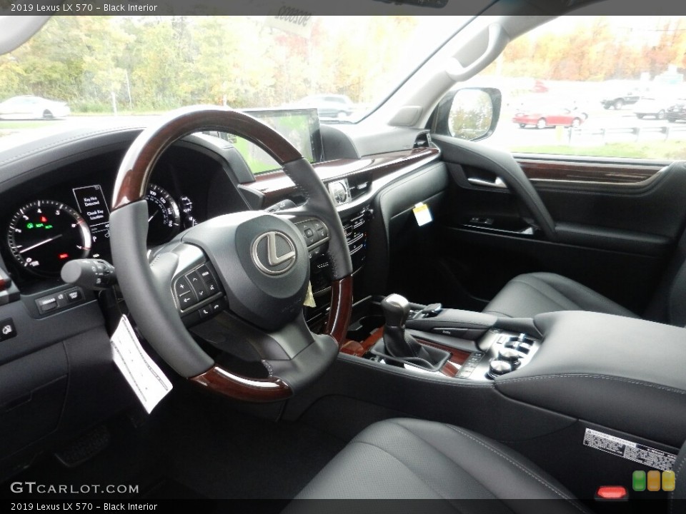 Black 2019 Lexus LX Interiors