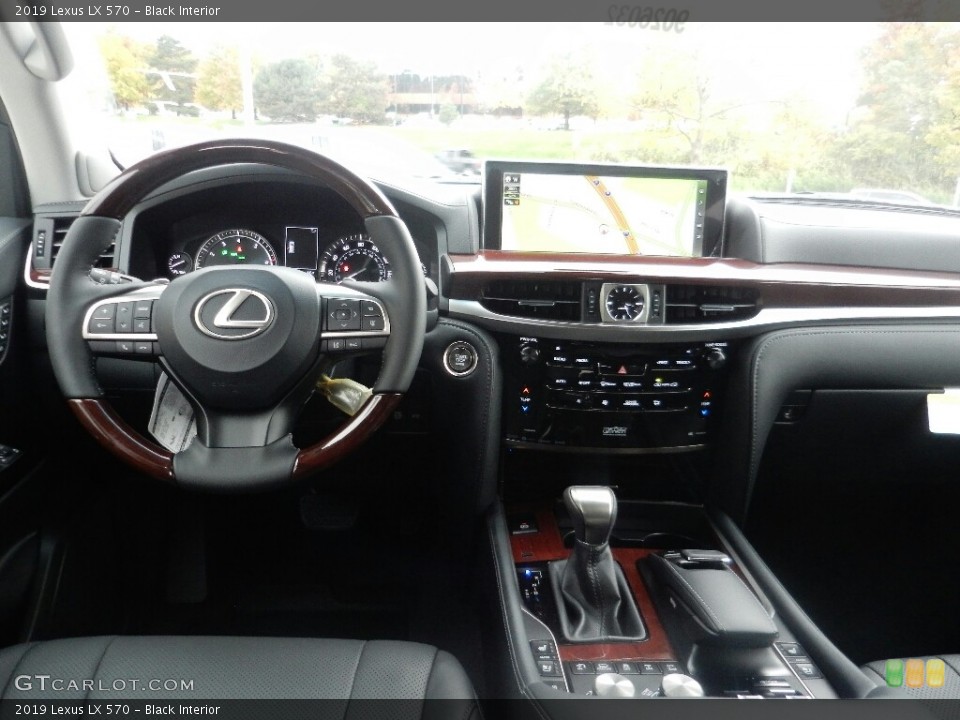 Black Interior Dashboard for the 2019 Lexus LX 570 #130259111