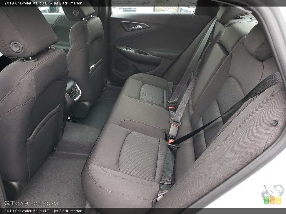 Jet Black Interior Rear Seat for the 2019 Chevrolet Malibu LT #130259576