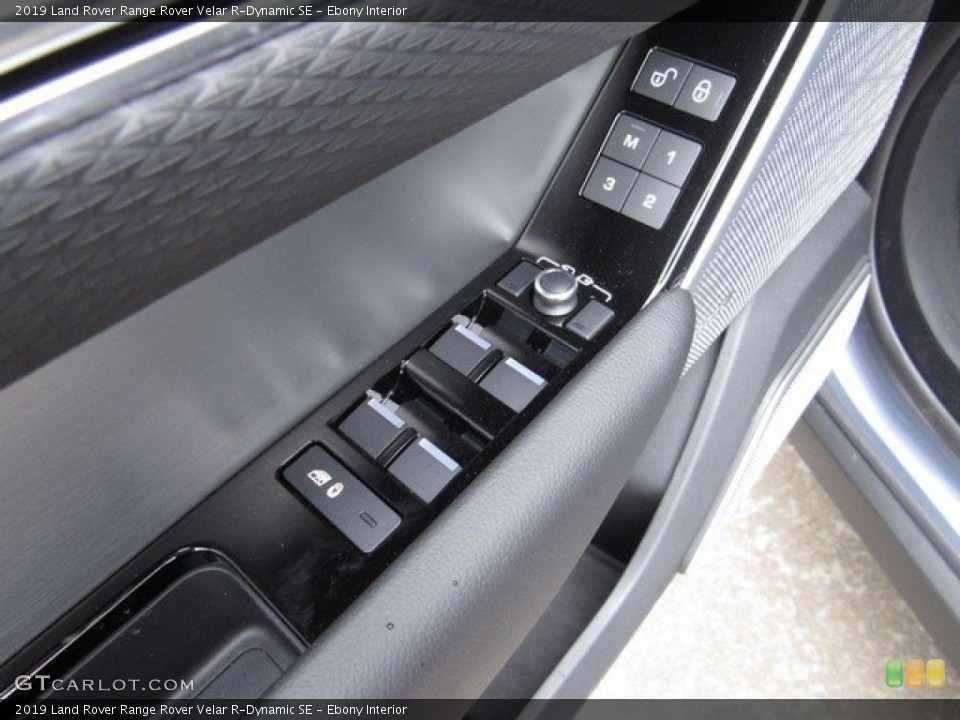 Ebony Interior Controls for the 2019 Land Rover Range Rover Velar R-Dynamic SE #130261301