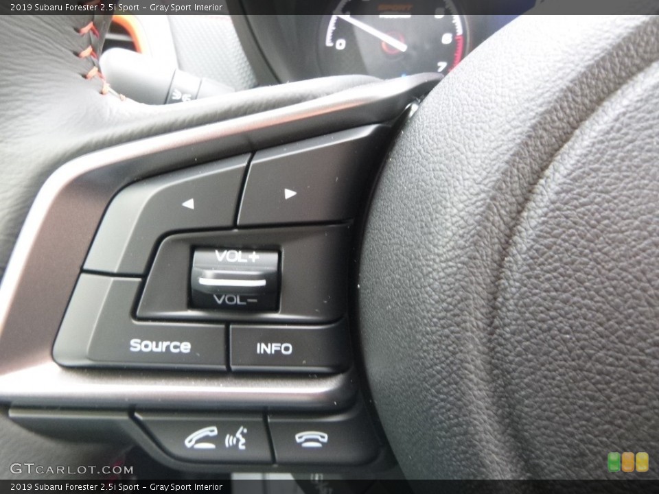 Gray Sport Interior Controls for the 2019 Subaru Forester 2.5i Sport #130266770