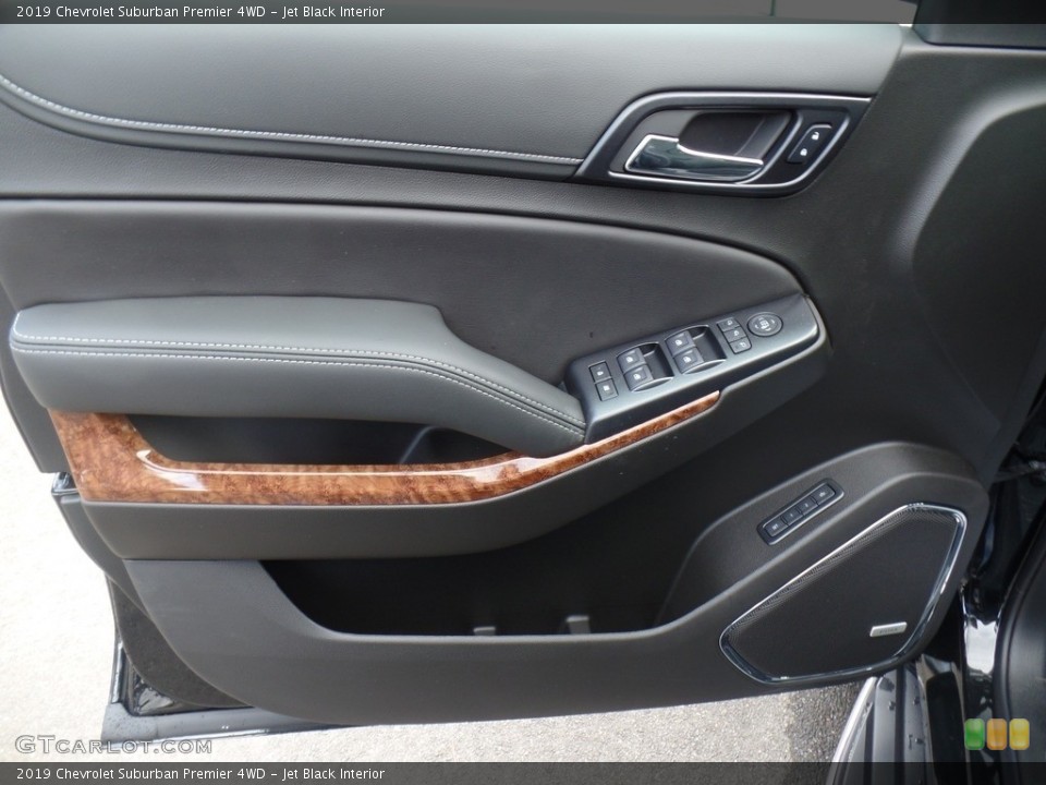 Jet Black Interior Door Panel for the 2019 Chevrolet Suburban Premier 4WD #130267262