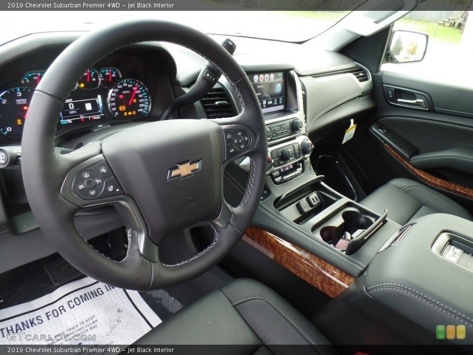 Jet Black Interior Dashboard for the 2019 Chevrolet Suburban Premier 4WD #130267298