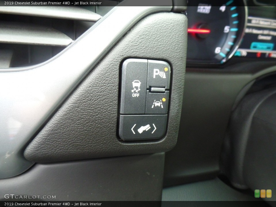 Jet Black Interior Controls for the 2019 Chevrolet Suburban Premier 4WD #130267331