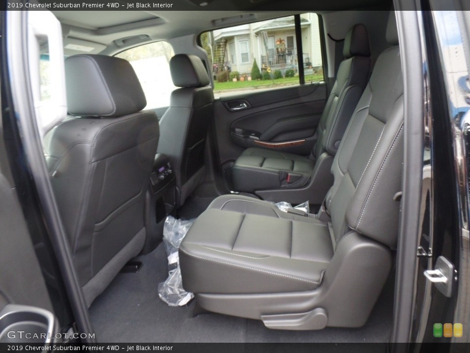 Jet Black Interior Rear Seat for the 2019 Chevrolet Suburban Premier 4WD #130267454