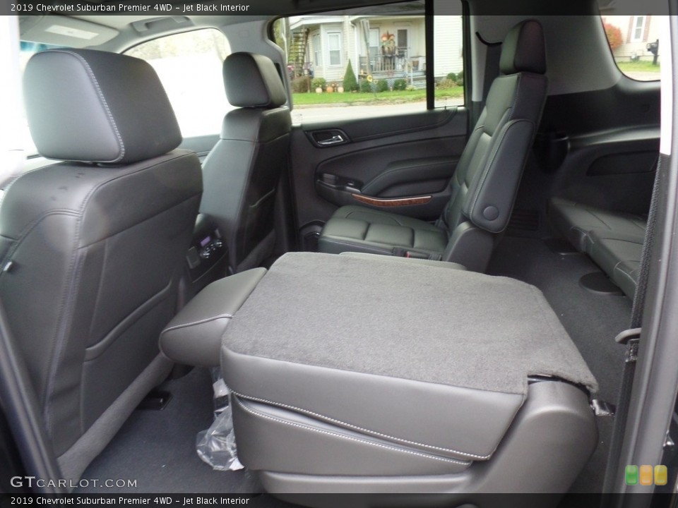 Jet Black Interior Rear Seat for the 2019 Chevrolet Suburban Premier 4WD #130267457