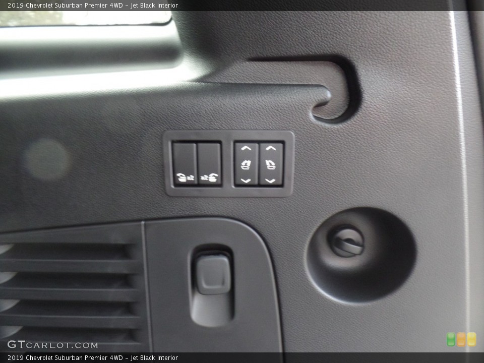Jet Black Interior Controls for the 2019 Chevrolet Suburban Premier 4WD #130267475