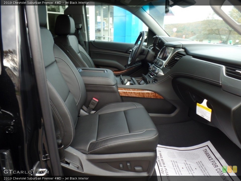 Jet Black Interior Front Seat for the 2019 Chevrolet Suburban Premier 4WD #130267520