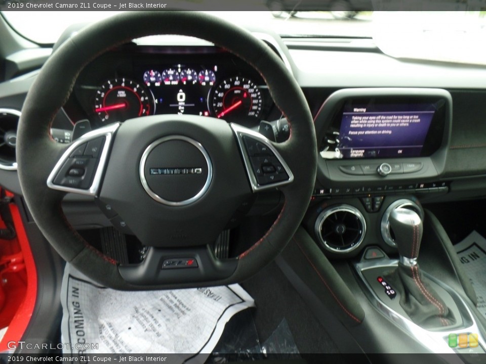 Jet Black Interior Controls for the 2019 Chevrolet Camaro ZL1 Coupe #130267667