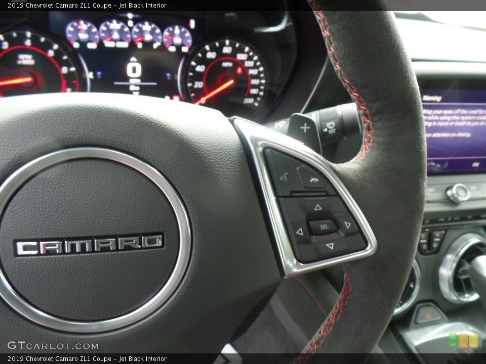 Jet Black Interior Steering Wheel for the 2019 Chevrolet Camaro ZL1 Coupe #130267679