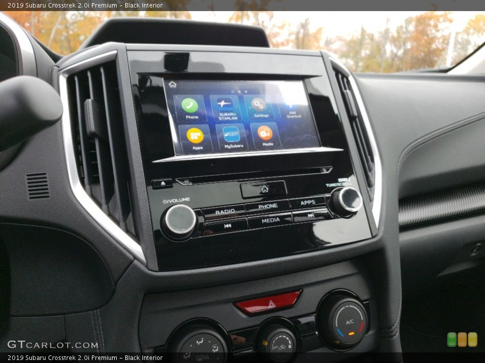 Black Interior Controls for the 2019 Subaru Crosstrek 2.0i Premium #130268654