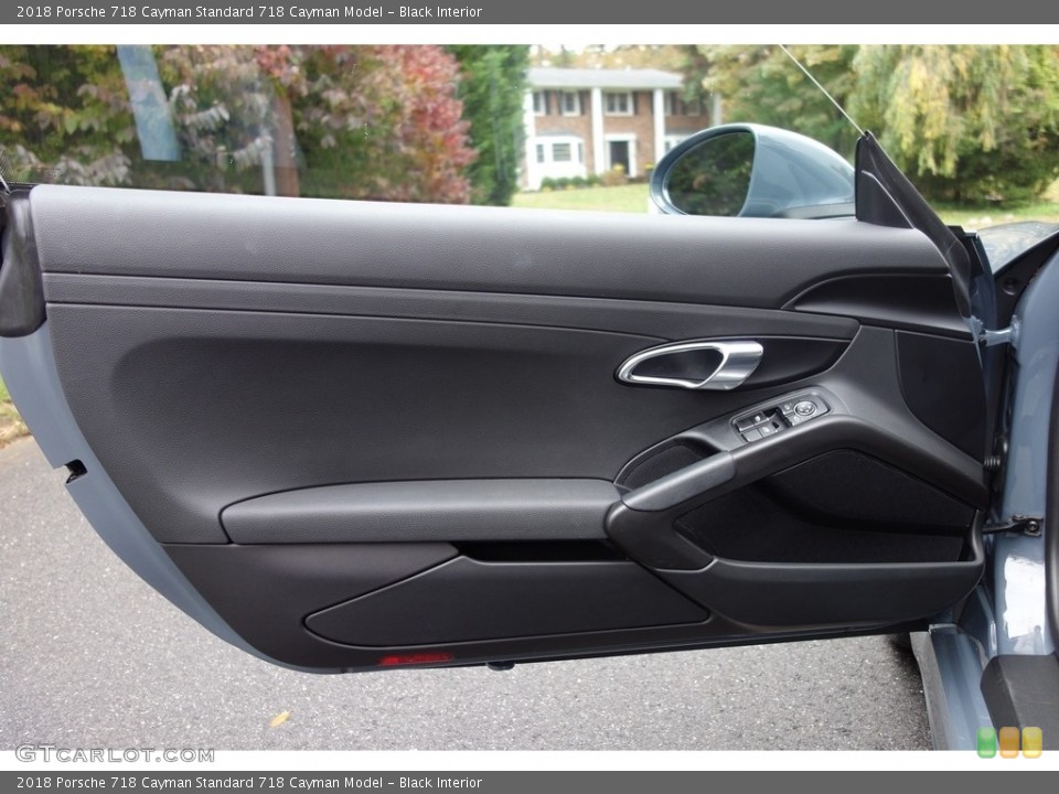 Black Interior Door Panel for the 2018 Porsche 718 Cayman  #130271750