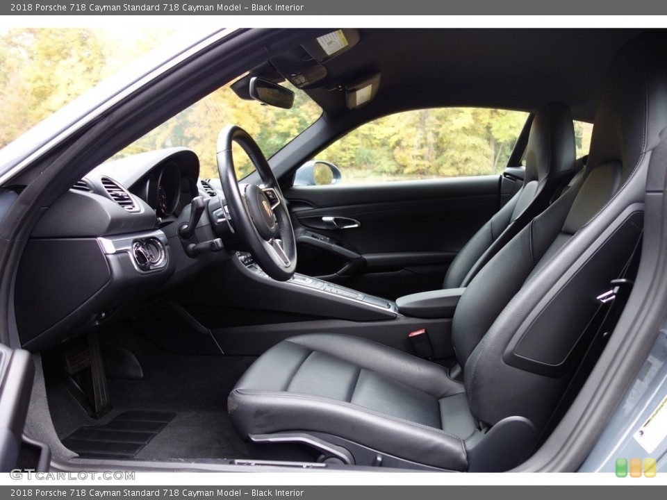 Black Interior Front Seat for the 2018 Porsche 718 Cayman  #130271789