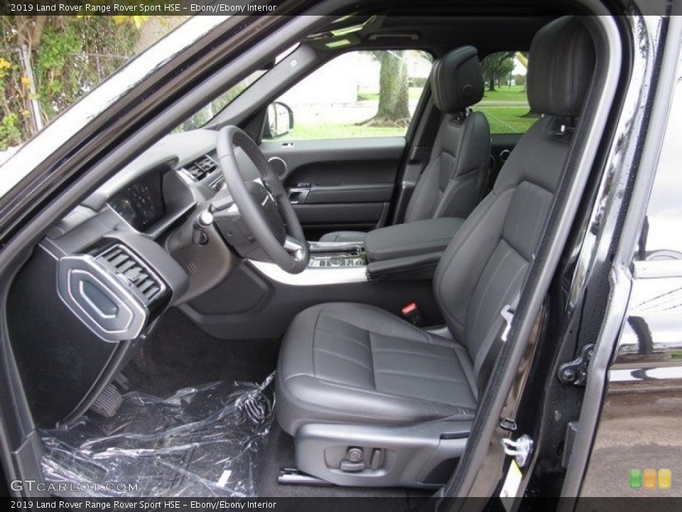 Ebony/Ebony Interior Photo for the 2019 Land Rover Range Rover Sport HSE #130272326