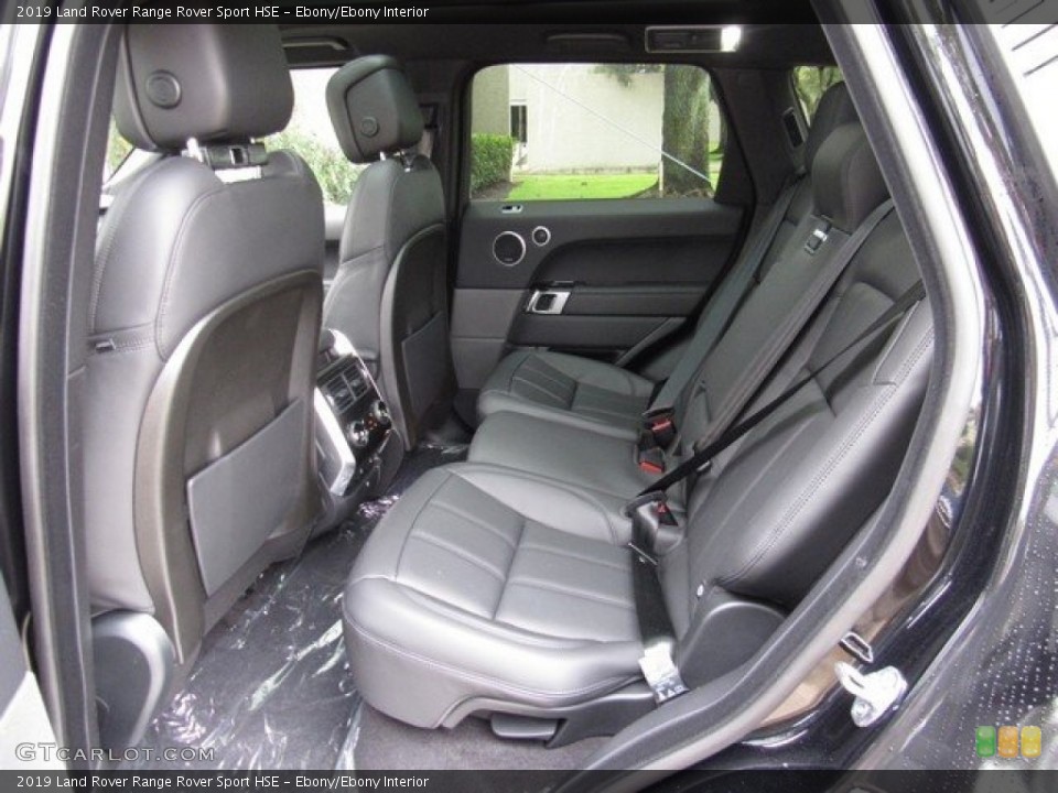Ebony/Ebony Interior Rear Seat for the 2019 Land Rover Range Rover Sport HSE #130272518
