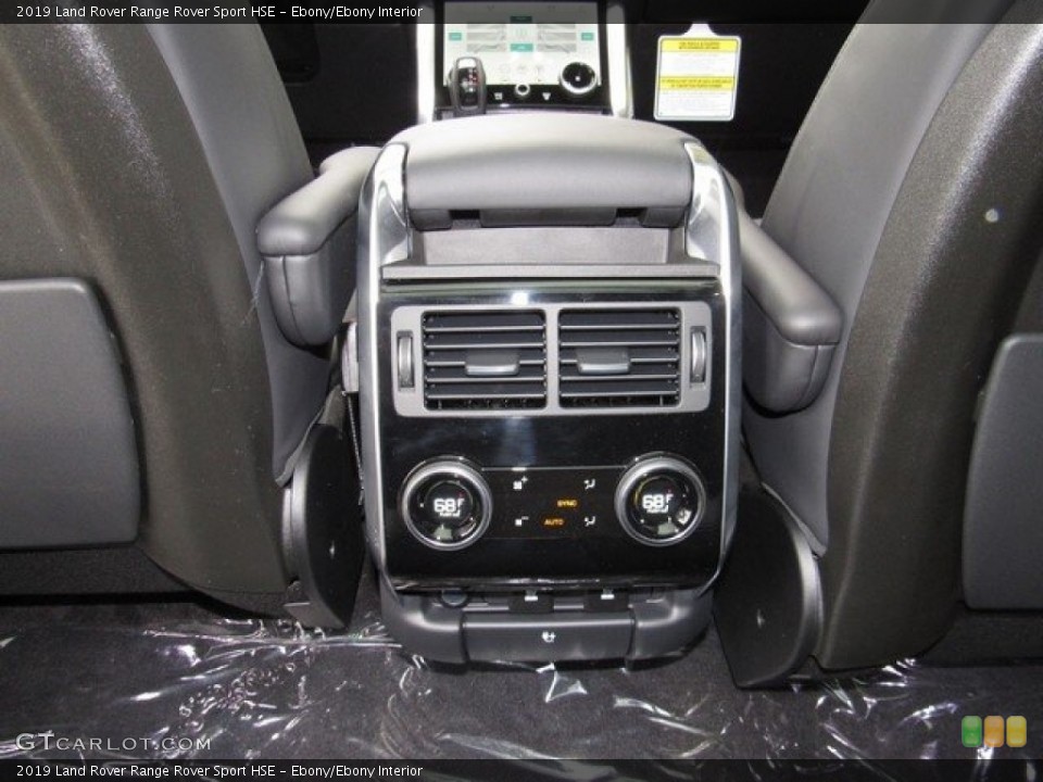 Ebony/Ebony Interior Controls for the 2019 Land Rover Range Rover Sport HSE #130272569