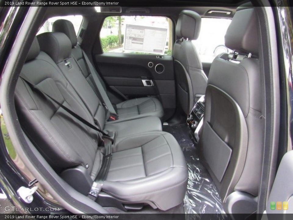 Ebony/Ebony Interior Rear Seat for the 2019 Land Rover Range Rover Sport HSE #130272614